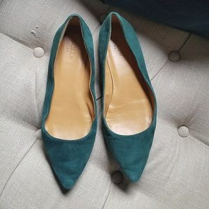 J Crew Amelia Suede Flats